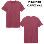Softstyle T-Shirt - Heather Cardinal