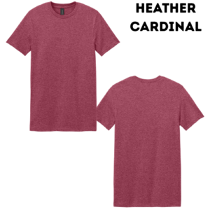 Softstyle T-Shirt - Heather Cardinal