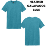 Softstyle T-Shirt - Heather Galapagos Blue