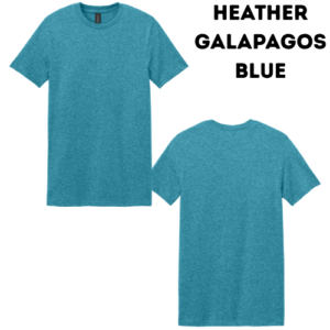 Softstyle T-Shirt - Heather Galapagos Blue